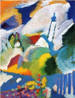 Murnau mit einer Kirche Murnau mit einer Kirche