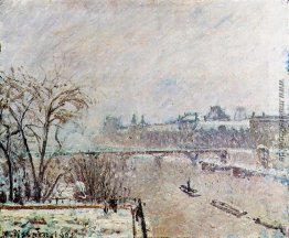 Die Seine von der Pont Neuf, Winter gesehen Die Seine von der Pont Neuf, Winter gesehen