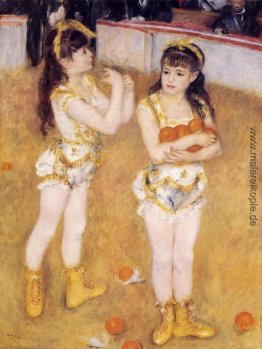 Akrobaten beim Cirque Fernando (Francisca und Angelina Wartenber Akrobaten beim Cirque Fernando (Francisca und Angelina Wartenber