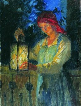 Mädchen mit Laterne Mädchen mit Laterne