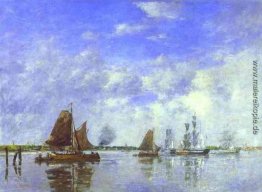 Die Maas bei Dordrecht Die Maas bei Dordrecht