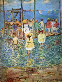 Kinder auf einem Floß Kinder auf einem Floß