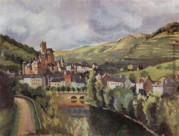 Auvergne. Stadt Esteng Auvergne. Stadt Esteng