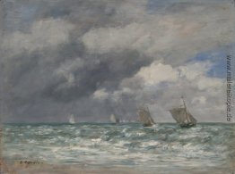 Segelboote in Trouville Segelboote in Trouville