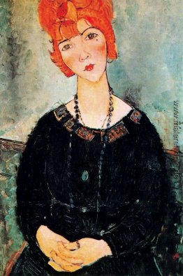 Frau mit einer Halskette Frau mit einer Halskette
