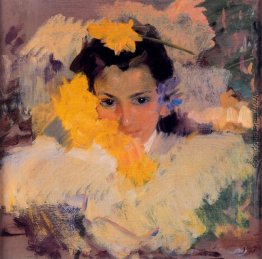 Mädchen mit Blumen Mädchen mit Blumen