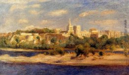 Badende am Ufer der Thone in Avignon Badende am Ufer der Thone in Avignon
