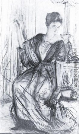 Skizze für ein Porträt P.I. Scherbatova Skizze für ein Porträt P.I. Scherbatova