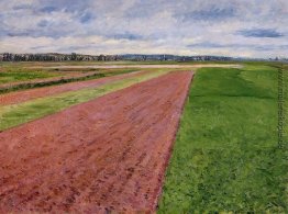 Landschaftsstudie in Gelb und Rose Landschaftsstudie in Gelb und Rose