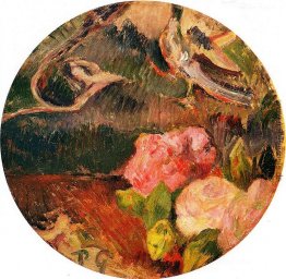 Blumen und ein Vogel Blumen und ein Vogel