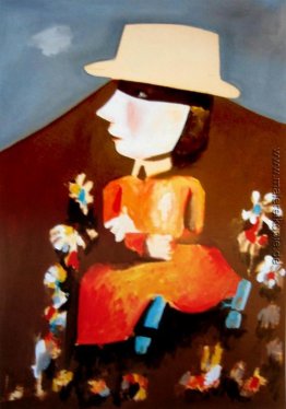 Junges Mädchen im Garten Junges Mädchen im Garten