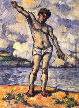 Man Standing, ausgestreckten Armen Man Standing, ausgestreckten Armen