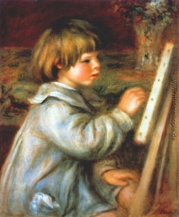 Porträt von Claude Renoir Malerei Porträt von Claude Renoir Malerei