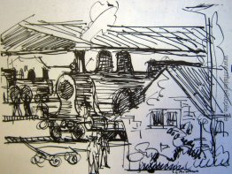 Bahnhof in Davos Bahnhof in Davos