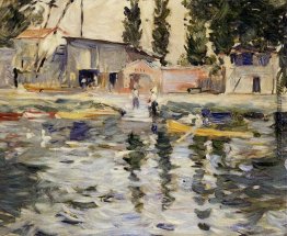 Die Seine bei Bougival Die Seine bei Bougival