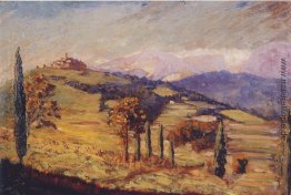 Entfernte Ansicht von Eze Entfernte Ansicht von Eze