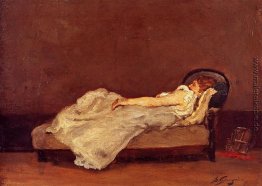 Mette schlafend auf einem Sofa Mette schlafend auf einem Sofa