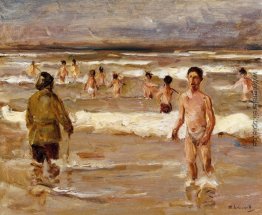 Kindern das Baden im Meer Kindern das Baden im Meer
