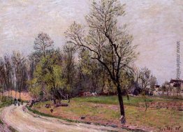 Waldrand im Frühling, Abend Waldrand im Frühling, Abend