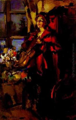 Frau mit Gitarre Frau mit Gitarre