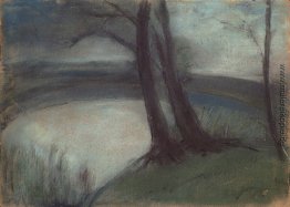 Weiher bei Einbruch der Dunkelheit Weiher bei Einbruch der Dunkelheit