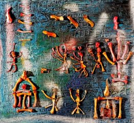 Komposition mit Knochen Komposition mit Knochen