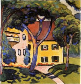 Haus in einer Landschaft Haus in einer Landschaft