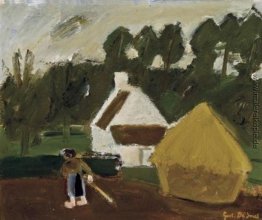 Mähen Frau Mähen Frau