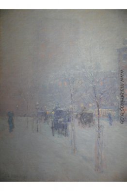 New York, am späten Nachmittag, Winter New York, am späten Nachmittag, Winter