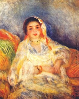 Algerische Frau gesenkter Algerische Frau gesenkter