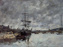 Die Brücke über den Toques bei Trouville Die Brücke über den Toques bei Trouville