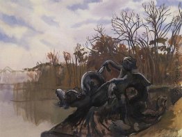 Brunnen im Park von Versailles Brunnen im Park von Versailles