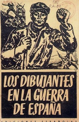 Album-Cover "Die Künstler sind auf den Krieg in Spanien ' Album-Cover "Die Künstler sind auf den Krieg in Spanien '