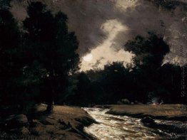 Rauschenden Bach durch Mondschein Rauschenden Bach durch Mondschein