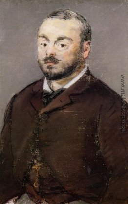 Portrait des Komponisten Emmanuel Chabrier Portrait des Komponisten Emmanuel Chabrier