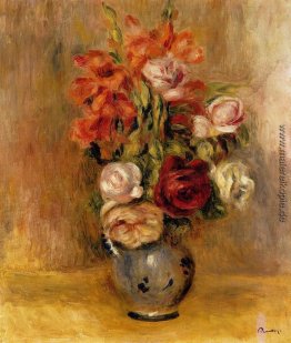 Vase Gladiolas und Rosen Vase Gladiolas und Rosen