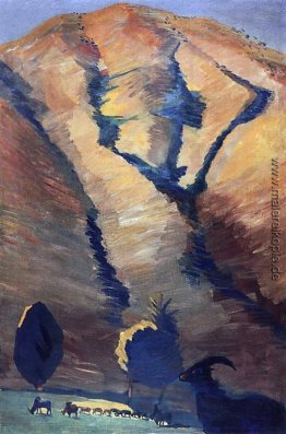 Landschaft mit capra Landschaft mit capra