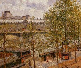 Der Louvre, Morgen, Sonne, Quai Malaquais Der Louvre, Morgen, Sonne, Quai Malaquais