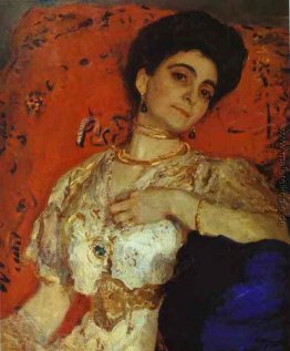 Porträt von Maria Akimova Porträt von Maria Akimova