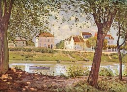 Dorf am Ufer der Seine Dorf am Ufer der Seine
