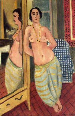 Stehend Odalisque in einem Spiegel Stehend Odalisque in einem Spiegel