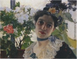 Porträt von Clothilde Porträt von Clothilde