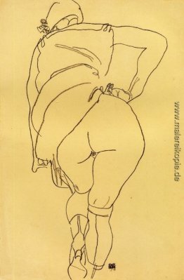 Semi Nude, Back View Semi Nude, Back View