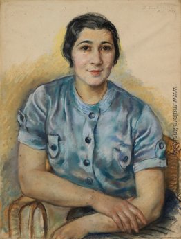 Frau in Blau Frau in Blau