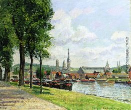 Der Cours la Riene, die Kathedrale Notre Dame, Rouen Der Cours la Riene, die Kathedrale Notre Dame, Rouen