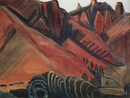 Landschaft mit Bergen. Surb Khach rockt. Gohtan. Landschaft mit Bergen. Surb Khach rockt. Gohtan.