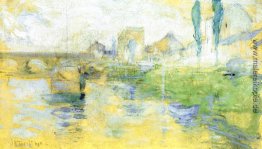 Französisch-Fluss-Szene Französisch-Fluss-Szene