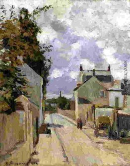 Die Straße von Hermitage, Pontoise Die Straße von Hermitage, Pontoise