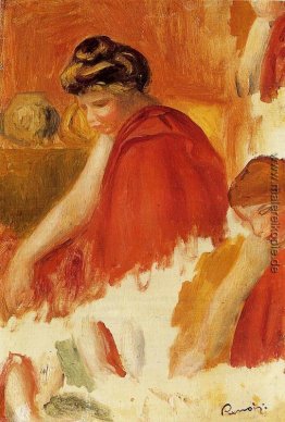 Zwei Frauen in roten Roben Zwei Frauen in roten Roben