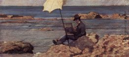 Silvestro Lega, nella pittura di Riva al Mare Silvestro Lega, nella pittura di Riva al Mare